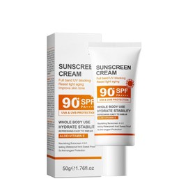 Sunscreen SPF 90+,Large-capacity Body Sunscreen and Hair Removal Cream