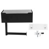 Toilet Tissue Holder Box Stainless Steel Black Wall Mounted Toilet