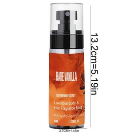 80ML Vanilla Perfume Spray, Long Lasting Fragrance for Women, Elegant Fragrance for Daily Wear, Fashion Perfume for Party, Daily Clothing Decor, Valentine's Day Gift