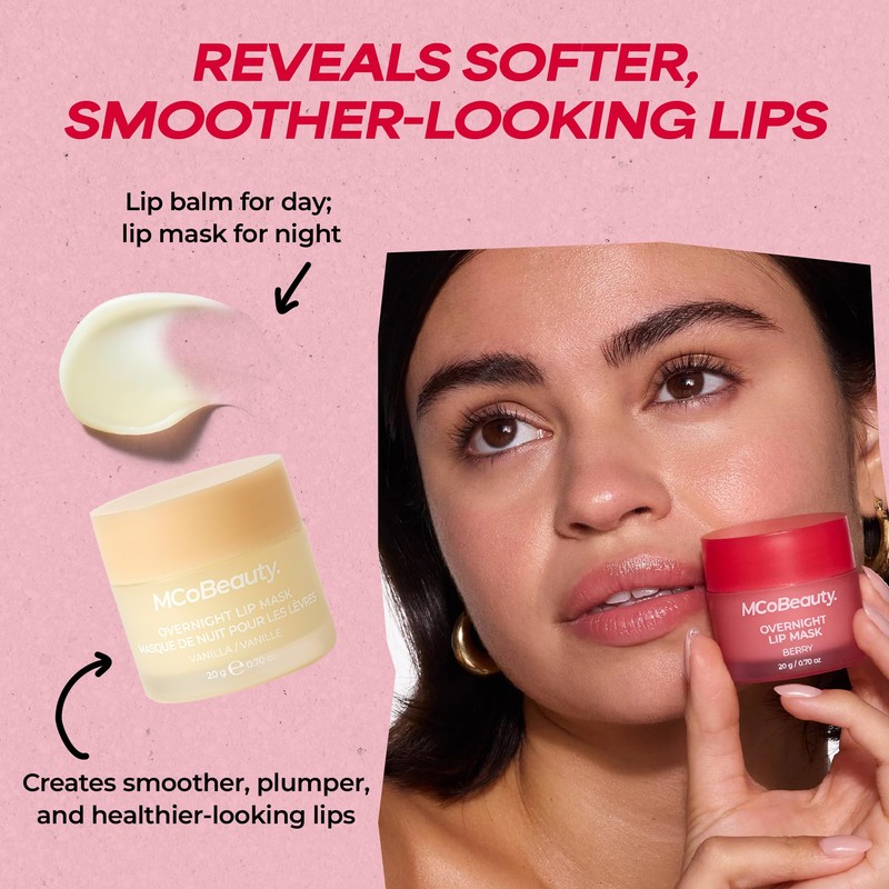 MCoBeauty - Double Duty Lip Mask - Contains Coconut Oil