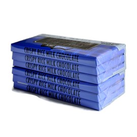 Trader Joe's Belgian Crispy Rice Milk Chocolate, 1.4 oz Bars (2 Packs of 3)