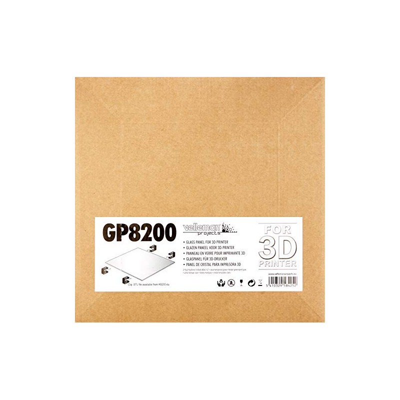 Velleman Glass Panel for 3D Printer