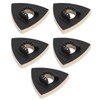 5 Pieces Wool Polishing Pad, Oscillating Polishing Pad with Alloy