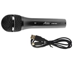 Audio2000'S APM106A tm Dynamic Microphone with Built-In USB Interface