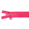 Plastic Zip Separable for Jackets 60 cm Pink