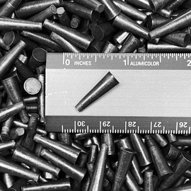 High Temp Masking Supply .125" x .250" STP102 Silicone Rubber Plugs - 1,000 Pack - Tapered Stoppers for Powder Coating, Painting, Ceramic Coating, Sealing Holes - Non-Toxic, Flexible, Reusable