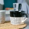 Nicola Spring Ceramic Dipped Dash Coffee Cups - Two Tone