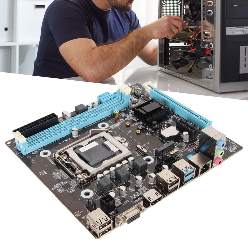 H81 Motherboard Micro ATX, Support for Intel 4th Gen Processors
