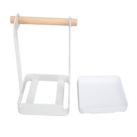 TOPINCN Pot Lid Holder, Versatile Pot Lid Ladle Holder Cooking Tool Spatula Stand Kitchen Cookware Organizer Spoon Rest Stand Cooking Utensil Rest Cutting Board Rest for Kitchen Utensils