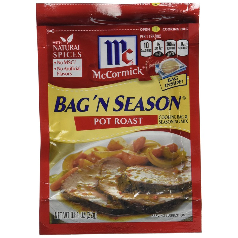 McCormick Pot Roast Bag n' Season, 0.81 OZ (Pack -