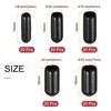 uxcell 100pcs Round Rubber End Caps Protective Caps 3mm 4mm