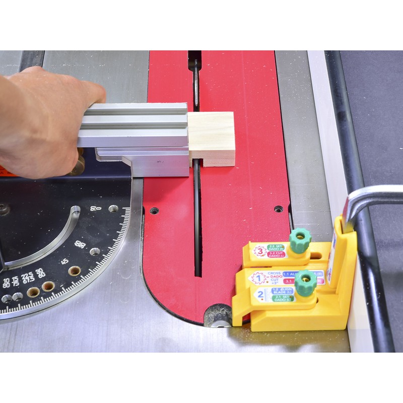 MICROJIG Matchfit DS-333 Dado Stop, Yellow