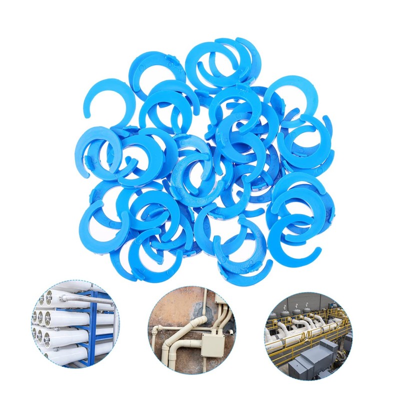 Outanaya 50Pcs Water Filter Locking Clamp Quick Connect Clips for