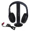 New 5 in 1 Wireless Cordless RF Headphones Headset with