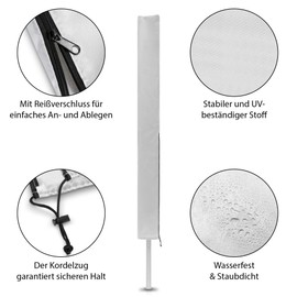 KHP Professional Premium Protective Cover for Rotary Washing Lines, Made of Extra Durable Fabric, Available in 3 Different Lengths, 180cm