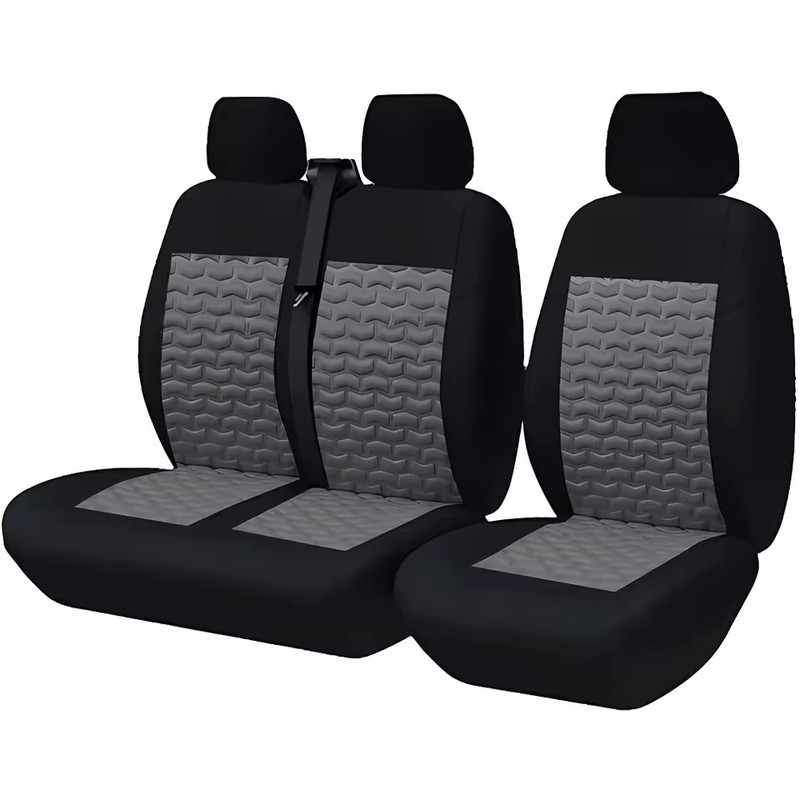 2+1 Universal Van Front Seat Covers for Single Driver &