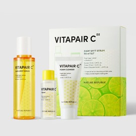 Nature Republic Whitening Skin Texture Nature Republic Vita Fair C Blemish Serum Special Set 90ml, 1 piece / 미백 피부결 네이처리퍼블릭 비타페어C 잡티세럼 기획세트 90ml, 1개