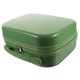 PACKOVE 14-Inch Mini Makeup Suitcase Travel Cosmetic Organizer Zipper Portable Makeup Storage Bag for Professionals and Essentials