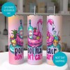 Handmade Pool Hair Don't Care Floaty 20oz Tumbler
