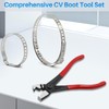 atnayo CV Boot Clamp Pliers with 16 Pcs Adjustable CV
