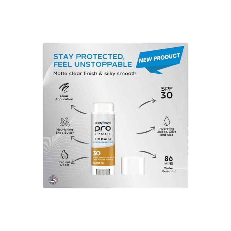KINeSYS- PROTECCIÓN FPS 30 DE AMPLIO ESPECTRO: Protege tus labios