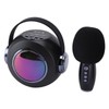 Bluetooth Mics Speaker Set with Colourful Light Effect Noise Reduction