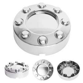 InTimesAuto Wheel Center Hub Caps for Ford F-250 F-350 Single Rear Wheel Replacement Center Hubcaps for OE # 5C3Z-1130-PA Rims, Set of 4 Chrome