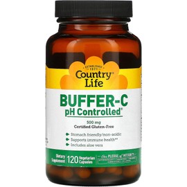 Country Life Buffer-C 500 mg (Vegan Capsules) – 120 Count