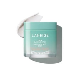 LANEIGE Mascarilla para dormir Cica: Mascarilla coreana para piel sensible para hidratación calmante y reparación de la barrera
