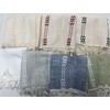 GOHD Country Road Tiers Kitchen Curtains Boho Jacquard Stripe Tassel