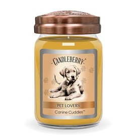 Candleberry Candles | Canine Cuddles Candle | Large Jar, 26oz | Highly Scented, Long Lasting & Made in The USA