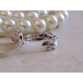 Got Piercing .925 Sterling Silver Adjustable Cubic Zirconia Toe Ring.