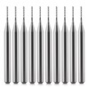 10 Pack Carbide End Milling Engraving Bits, 1/8 inch Shank