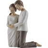 Treasured Moments Husband & Wife Praying Couple Kneeling Statue Sculpture,