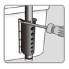 Daiichi Seiko Rod Holder EVA Rod Rack 45T White Rod