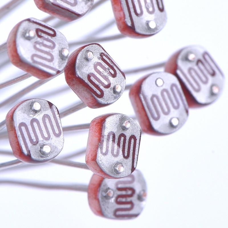 EBOOT 30 Pieces Photoresistor Photo Light Sensitive Resistor Light Dependent