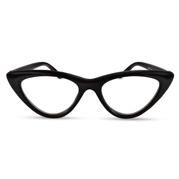 Black Cat Eye Reading Glasses for Women with Sturdy Made