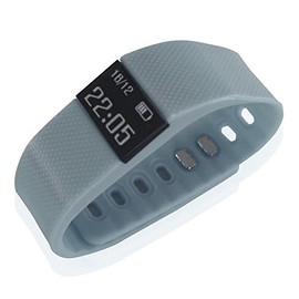 Billow XSB60G - Smart Fitness Band Bluetooth Fitness Tracking Sleep Monitor OLED Screen Grey