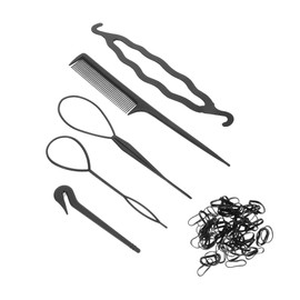 Healeved 1Set Multi Functional Styling Set with Invisible Bun Maker for Effortless Hairdos Easy DIY Accessories for Women