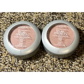 L'Oreal 2 L'OREAL TRUE MATCH SUPER BLENDABLE BLUSH, TENDER ROSE, COOL (Travel Size)