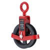 KATSU Tools Gin Wheel 125mm with Swivel Eyebolt Scaffolding Pulley