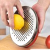 AIMALL Double-Sided Stainless Steel Lunch Box Grater with Storage Container