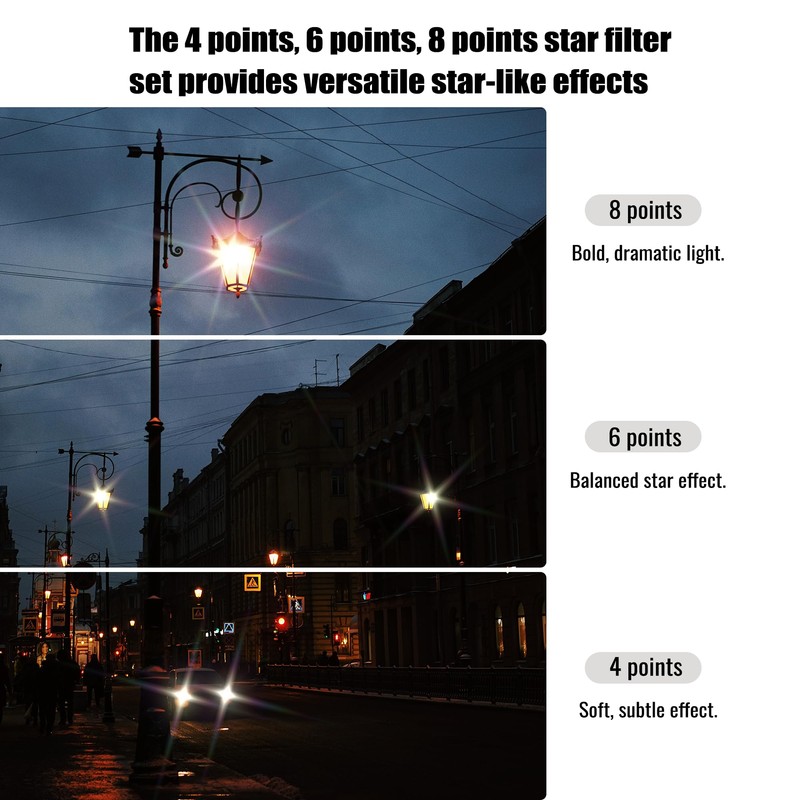 Walking Way Star Filter 86 mm Star Filter Set 4