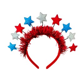 AVMBC 4th of July Headband Independence Day Hair Bands French Blue White Red Star Headbands Holiday Party Fourth of July Party Hair Accessories
