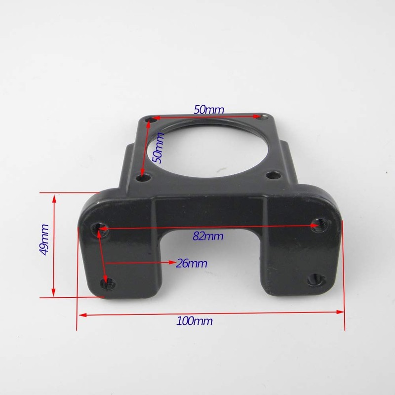 CHANCS 1PC Gear Motors Mounting Bracket, Iron Anti-rust Gearbox L-shape