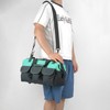 Oseeny 16-inch tool box Non-slip feet adjustable shoulder strap 14