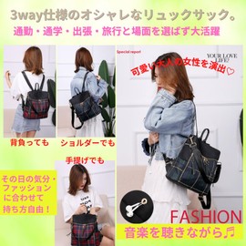 ORIJIRI Women's Backpack, Large Capacity, Small, Adult, 3-Way Waterproof, Lightweight, Bag, Popular, Lightweight, For Work or School, Travel, Outdoor Activities, red