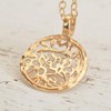 Gold Shema Israel Necklace Pendant 14k Gold Filled chain Jewish