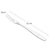 Bringer 12-Piece Stainless Steel Mini Appetizer Forks, Small Fruit Forks
