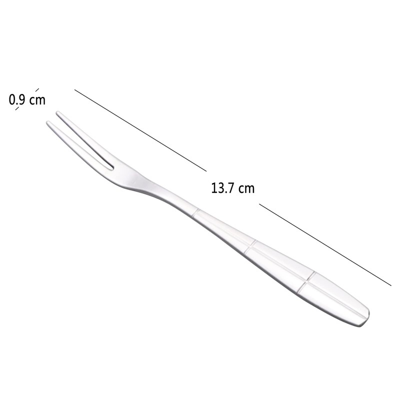 Bringer 12-Piece Stainless Steel Mini Appetizer Forks, Small Fruit Forks
